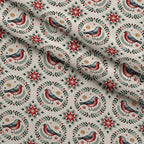 Nordic Reindeer Knit Pattern 14 Fleece Fabric — fleece fabric folded close-up preview (mv-fleece-v1:lying)