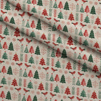Nordic Reindeer Knit Pattern 18 Fleece Fabric — fleece fabric folded close-up preview (mv-fleece-v1:lying)