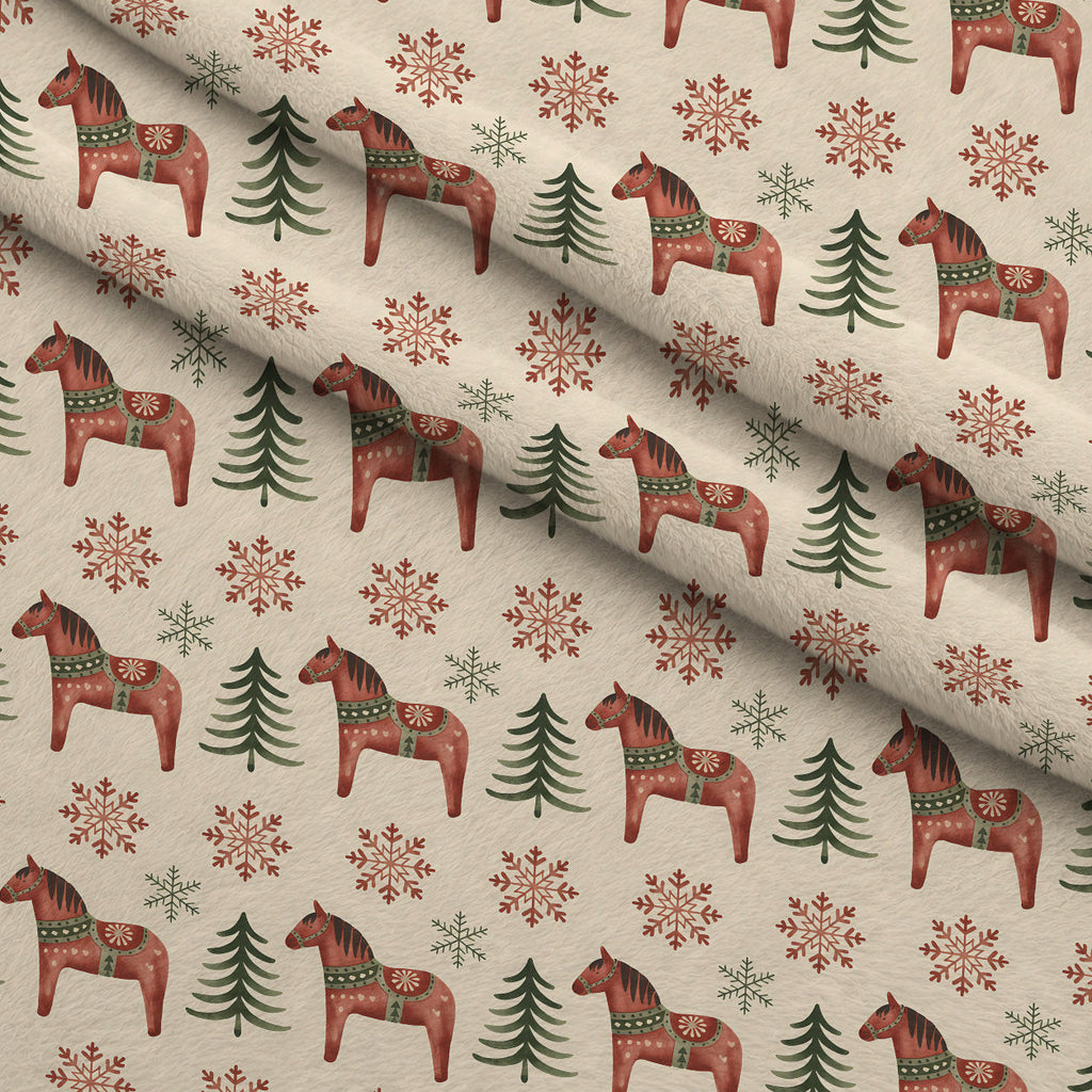 Nordic Reindeer Knit Pattern 4 Fleece Fabric — fleece fabric folded close-up preview (mv-fleece-v1:lying)
