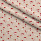 North Pole Post Pattern 5 Fleece Fabric — fleece fabric folded close-up preview (mv-fleece-v1:lying)