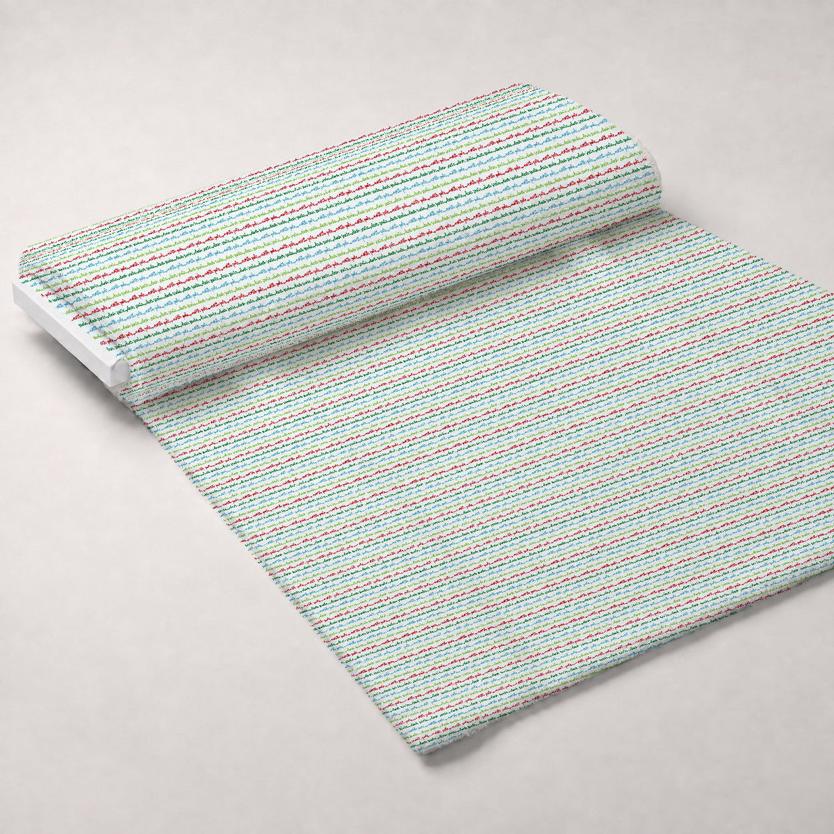North Pole Post Pattern 8 Fleece Fabric — fleece fabric unrolled bolt preview (mv-fleece-v1:bolt)