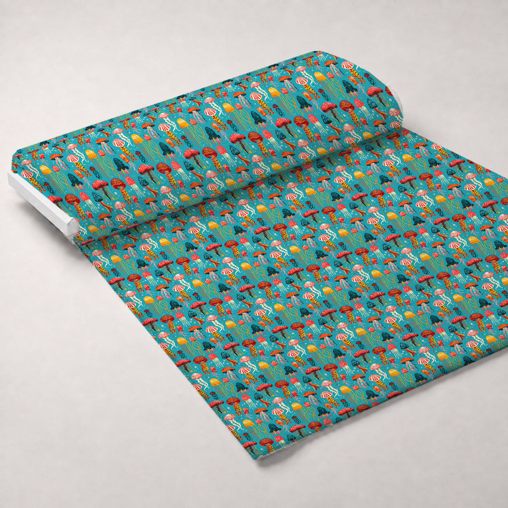 Ocean Drifters Pattern 9 Fleece Fabric — fleece fabric unrolled bolt preview (mv-fleece-v1:bolt)