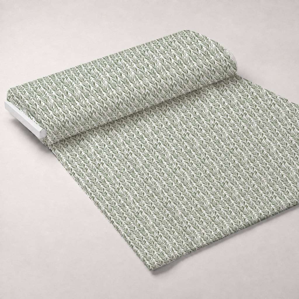 Olive Grove Pattern 1 Fleece Fabric — fleece fabric unrolled bolt preview (mv-fleece-v1:bolt)