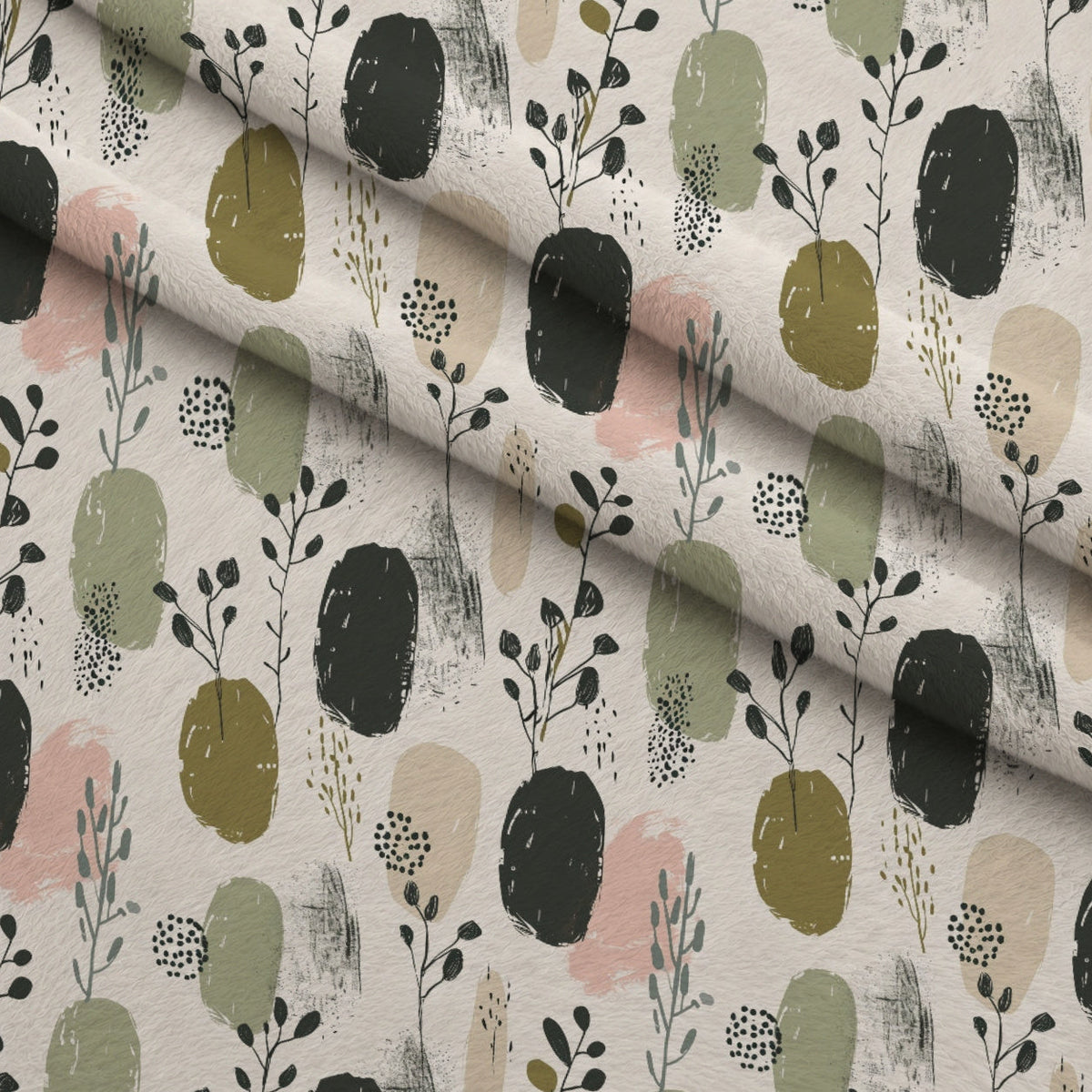 Olive Grove Pattern 2 Fleece Fabric — fleece fabric folded close-up preview (mv-fleece-v1:lying)