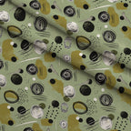 Olive Grove Pattern 8 Fleece Fabric — fleece fabric folded close-up preview (mv-fleece-v1:lying)