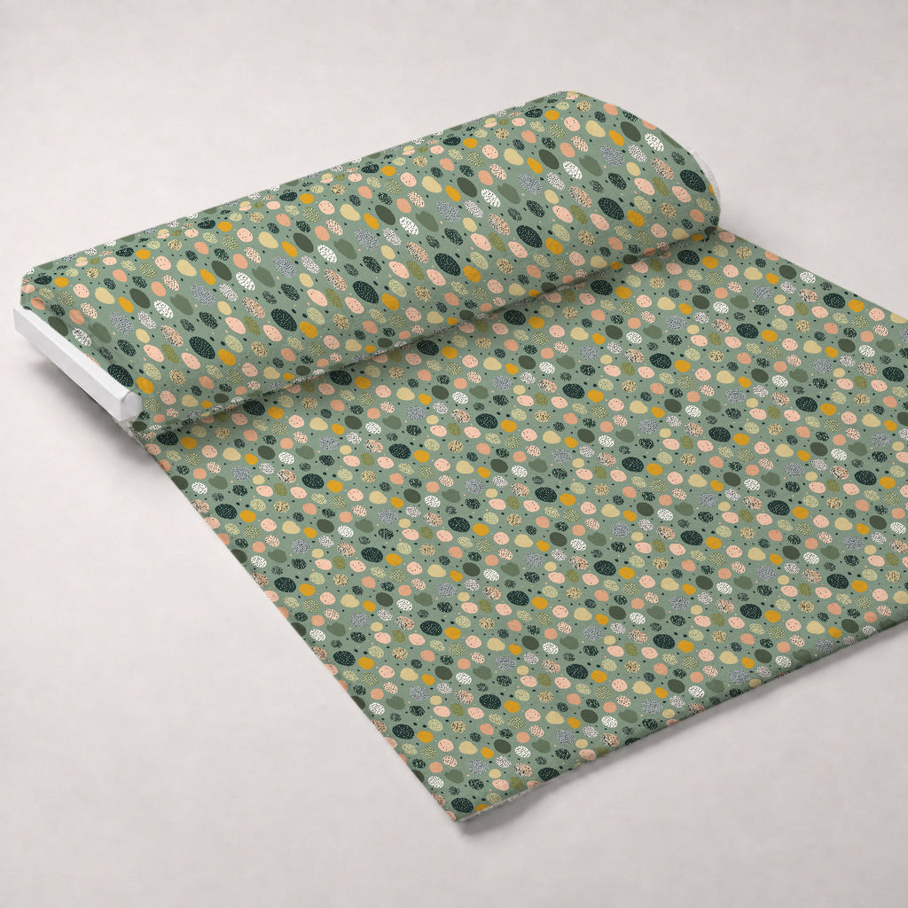 Olive Grove Pattern 9 Fleece Fabric — fleece fabric unrolled bolt preview (mv-fleece-v1:bolt)
