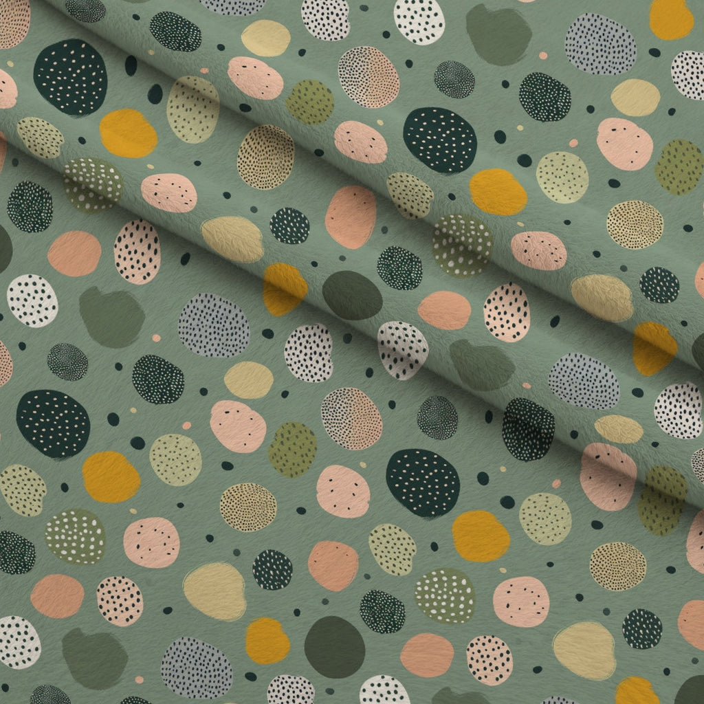 Olive Grove Pattern 9 Fleece Fabric — fleece fabric folded close-up preview (mv-fleece-v1:lying)