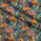 Opal Garden Pattern 10 Fleece Fabric — fleece fabric folded close-up preview (mv-fleece-v1:lying)