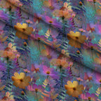 Opal Garden Pattern 12 Fleece Fabric — fleece fabric folded close-up preview (mv-fleece-v1:lying)