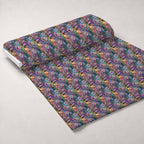 Opal Garden Pattern 7 Fleece Fabric — fleece fabric unrolled bolt preview (mv-fleece-v1:bolt)