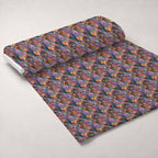 Opal Garden Pattern 9 Fleece Fabric — fleece fabric unrolled bolt preview (mv-fleece-v1:bolt)