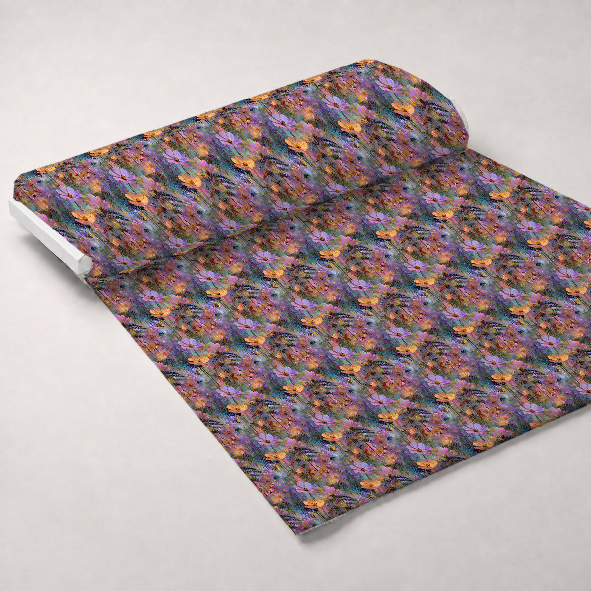 Opal Garden Pattern 9 Fleece Fabric — fleece fabric unrolled bolt preview (mv-fleece-v1:bolt)