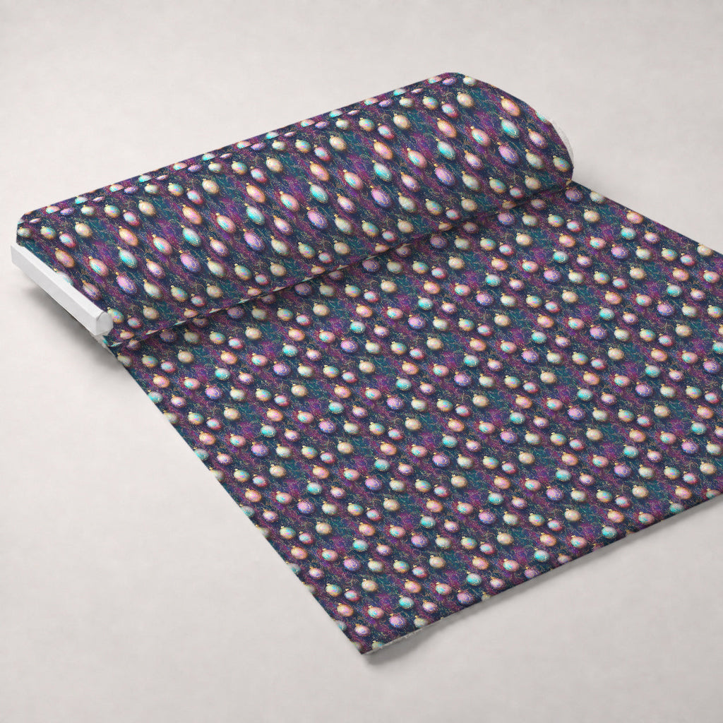 Opalescent Baubles Pattern 10 Fleece Fabric — fleece fabric unrolled bolt preview (mv-fleece-v1:bolt)