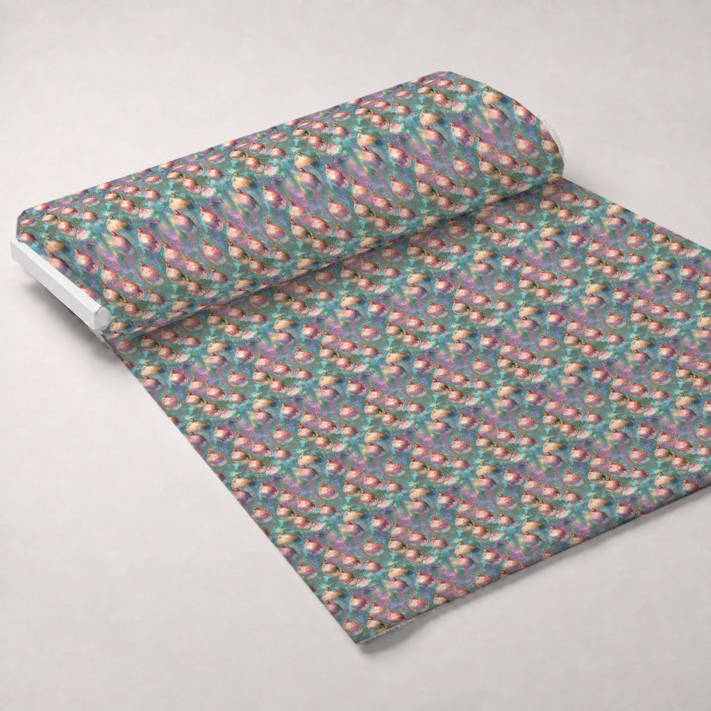 Opalescent Baubles Pattern 13 Fleece Fabric — fleece fabric unrolled bolt preview (mv-fleece-v1:bolt)