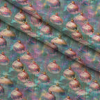Opalescent Baubles Pattern 13 Fleece Fabric — fleece fabric folded close-up preview (mv-fleece-v1:lying)