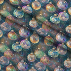 Opalescent Baubles Pattern 5 Fleece Fabric — fleece fabric folded close-up preview (mv-fleece-v1:lying)