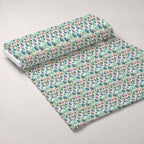 Opalescent Baubles Pattern 6 Fleece Fabric — fleece fabric unrolled bolt preview (mv-fleece-v1:bolt)