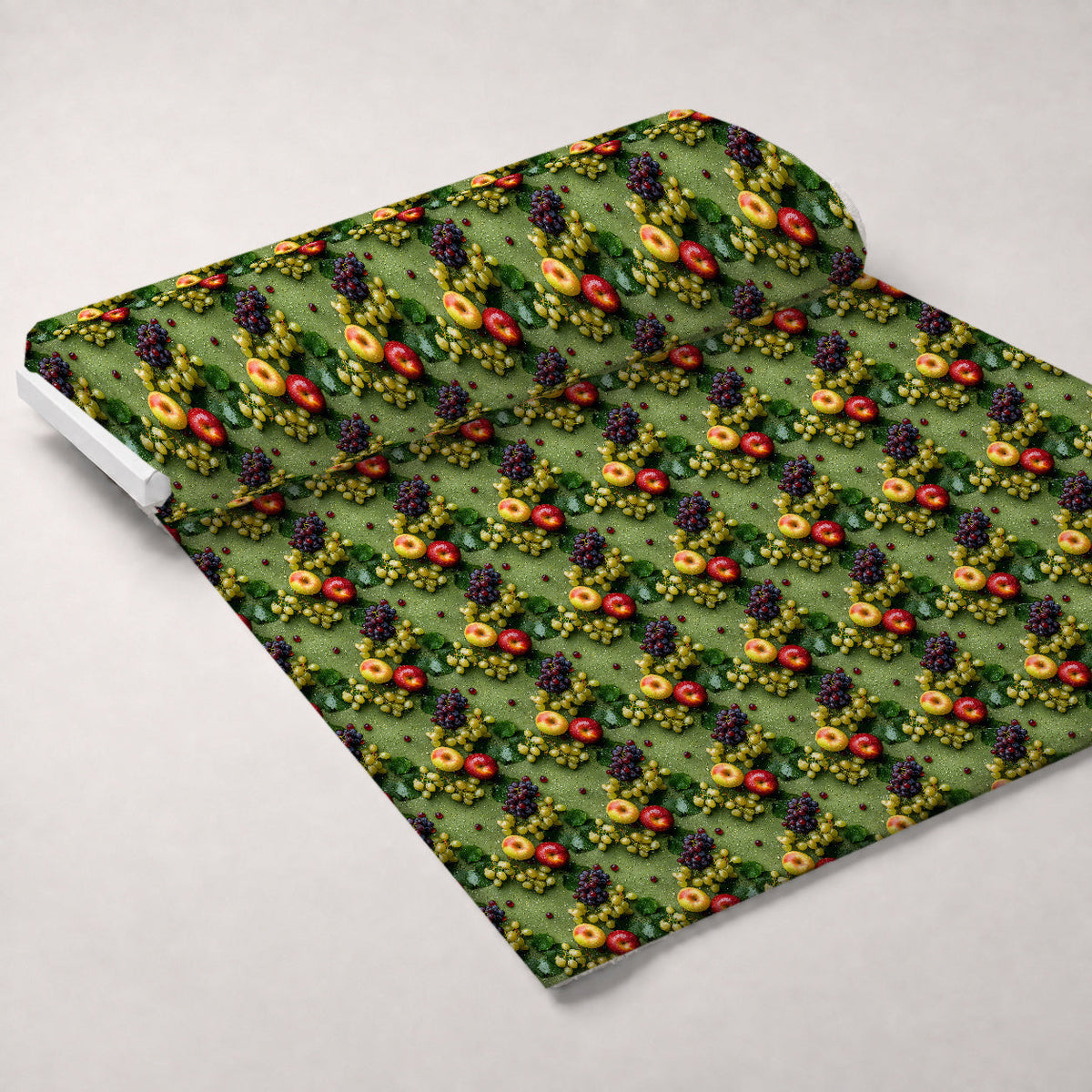 Orchard Dew Pattern 12 Fleece Fabric — fleece fabric unrolled bolt preview (mv-fleece-v1:bolt)