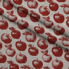 Orchard Hearth Pattern 13 Fleece Fabric — fleece fabric folded close-up preview (mv-fleece-v1:lying)