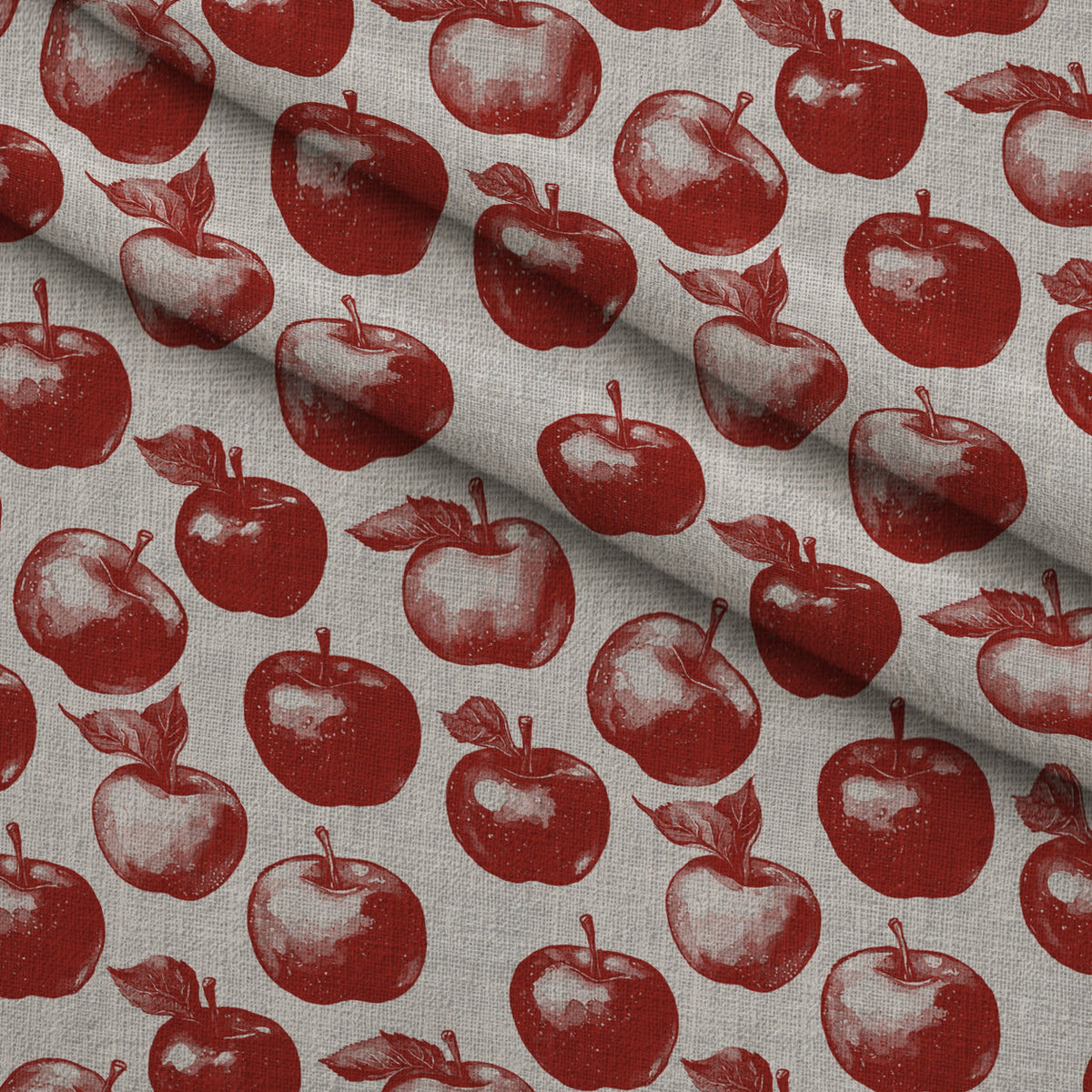 Orchard Hearth Pattern 13 Fleece Fabric — fleece fabric folded close-up preview (mv-fleece-v1:lying)