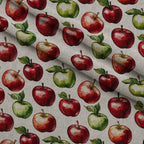 Orchard Hearth Pattern 4 Fleece Fabric — fleece fabric folded close-up preview (mv-fleece-v1:lying)