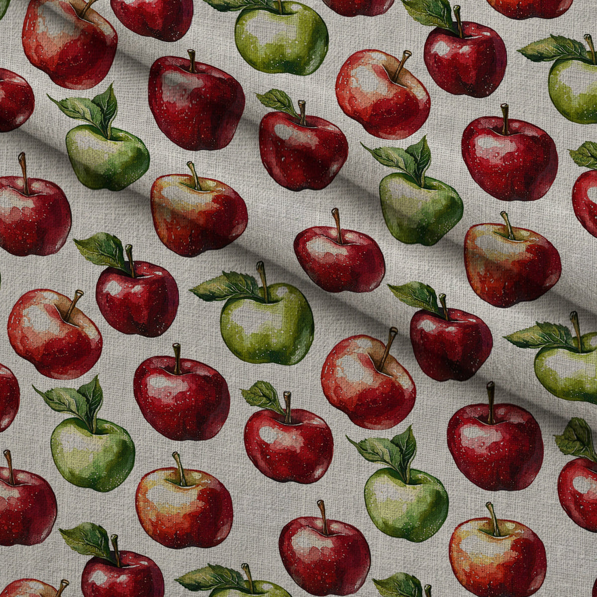 Orchard Hearth Pattern 4 Fleece Fabric — fleece fabric folded close-up preview (mv-fleece-v1:lying)