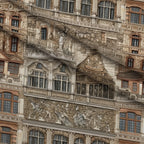 Ornate Balconies Pattern 4 Fleece Fabric — fleece fabric folded close-up preview (mv-fleece-v1:lying)