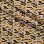 Owl Post Academy Pattern 11 Fleece Fabric — fleece fabric folded close-up preview (mv-fleece-v1:lying)