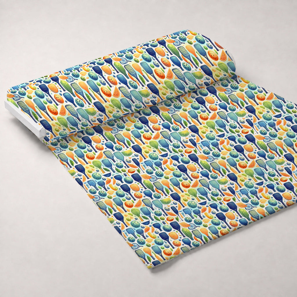 Paddle Party Pattern 10 Fleece Fabric — fleece fabric unrolled bolt preview (mv-fleece-v1:bolt)