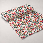Paddle Party Pattern 2 Fleece Fabric — fleece fabric unrolled bolt preview (mv-fleece-v1:bolt)