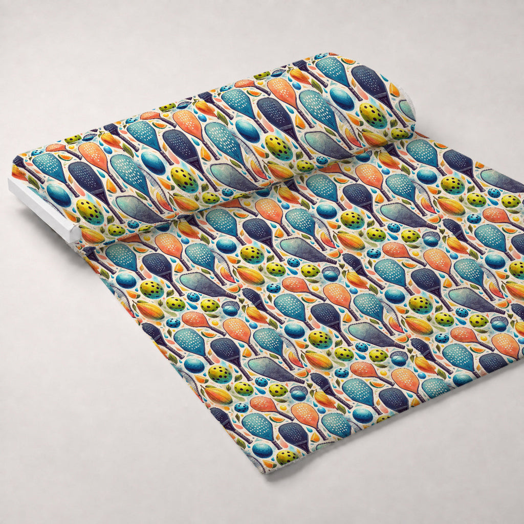 Paddle Party Pattern 3 Fleece Fabric — fleece fabric unrolled bolt preview (mv-fleece-v1:bolt)