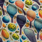 Paddle Party Pattern 3 Fleece Fabric — fleece fabric folded close-up preview (mv-fleece-v1:lying)