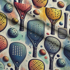 Paddle Party Pattern 4 Fleece Fabric — fleece fabric folded close-up preview (mv-fleece-v1:lying)
