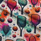 Paddle Party Pattern 6 Fleece Fabric — fleece fabric folded close-up preview (mv-fleece-v1:lying)