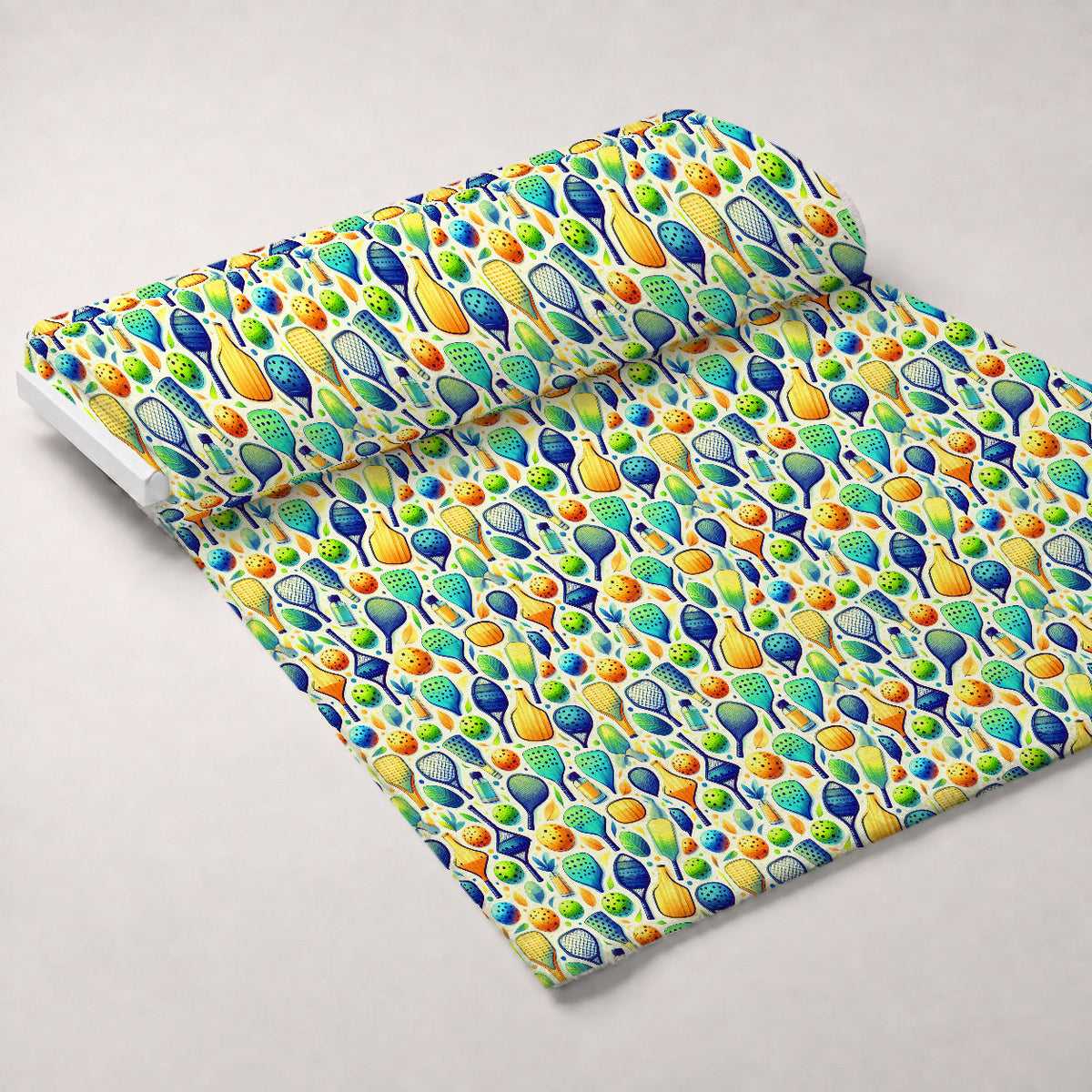 Paddle Party Pattern 9 Fleece Fabric — fleece fabric unrolled bolt preview (mv-fleece-v1:bolt)