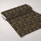 Painted Geometry Pattern 31 Fleece Fabric — fleece fabric unrolled bolt preview (mv-fleece-v1:bolt)