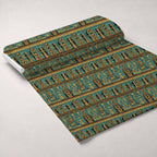 Painted Geometry Pattern 49 Fleece Fabric — fleece fabric unrolled bolt preview (mv-fleece-v1:bolt)