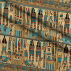 Painted Geometry Pattern 59 Fleece Fabric — fleece fabric folded close-up preview (mv-fleece-v1:lying)