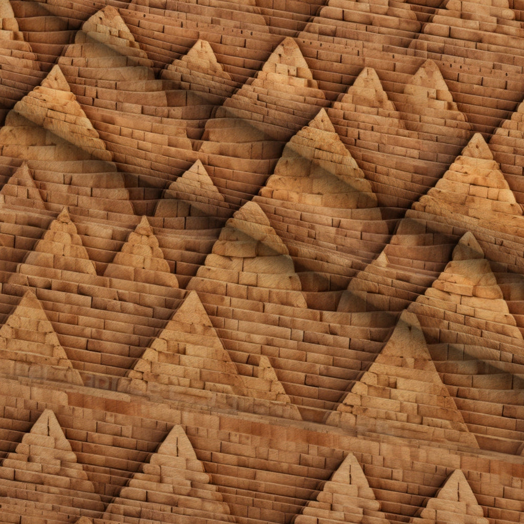 Painted Geometry Pattern 75 Fleece Fabric — fleece fabric folded close-up preview (mv-fleece-v1:lying)