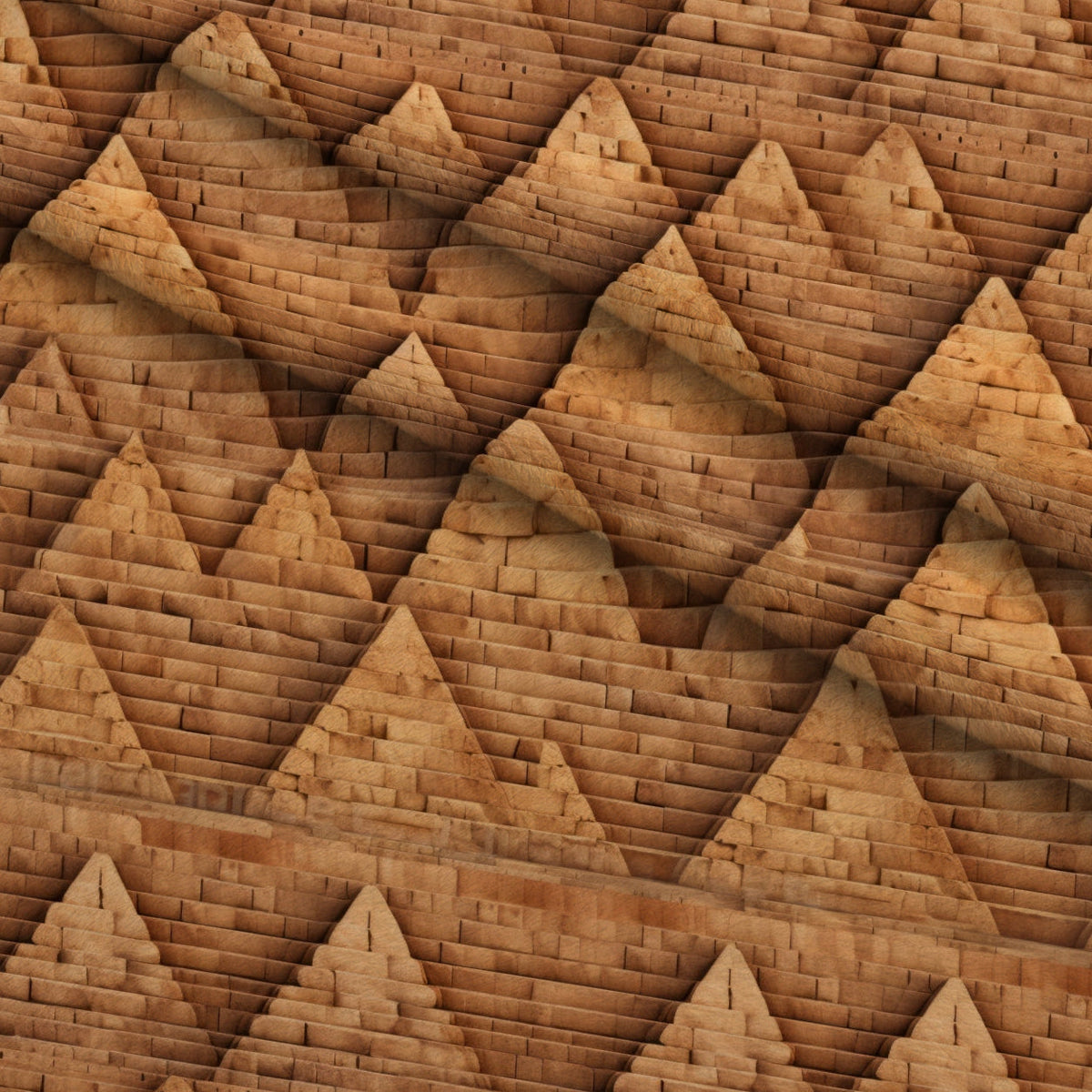 Painted Geometry Pattern 75 Fleece Fabric — fleece fabric folded close-up preview (mv-fleece-v1:lying)