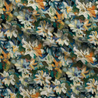 Painted Petals Pattern 6 Fleece Fabric — fleece fabric folded close-up preview (mv-fleece-v1:lying)