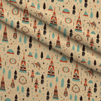Painted Plains Pattern 9 Fleece Fabric — fleece fabric folded close-up preview (mv-fleece-v1:lying)
