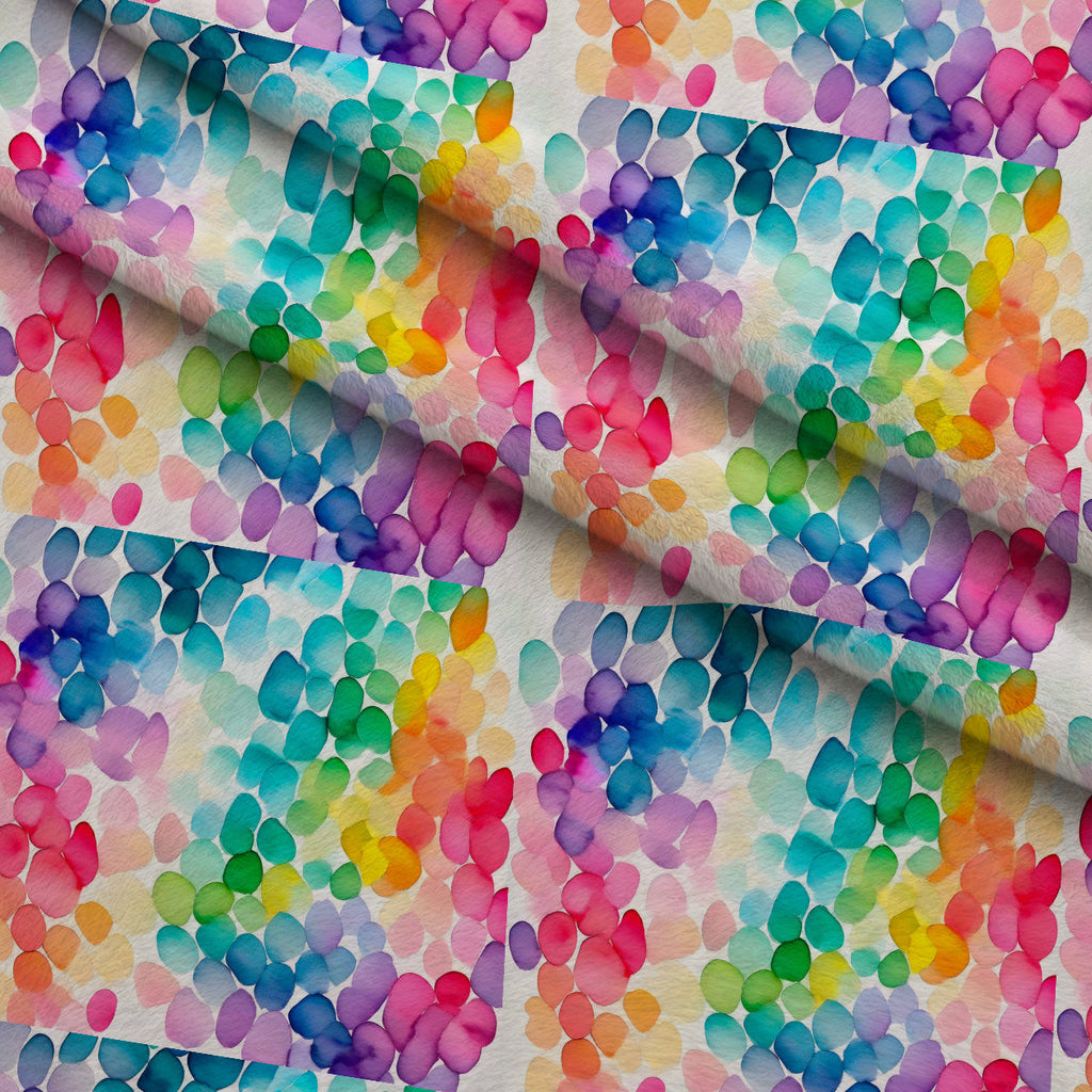 Painted Prism Pattern 1 Fleece Fabric — fleece fabric folded close-up preview (mv-fleece-v1:lying)