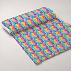 Painted Prism Pattern 4 Fleece Fabric — fleece fabric unrolled bolt preview (mv-fleece-v1:bolt)