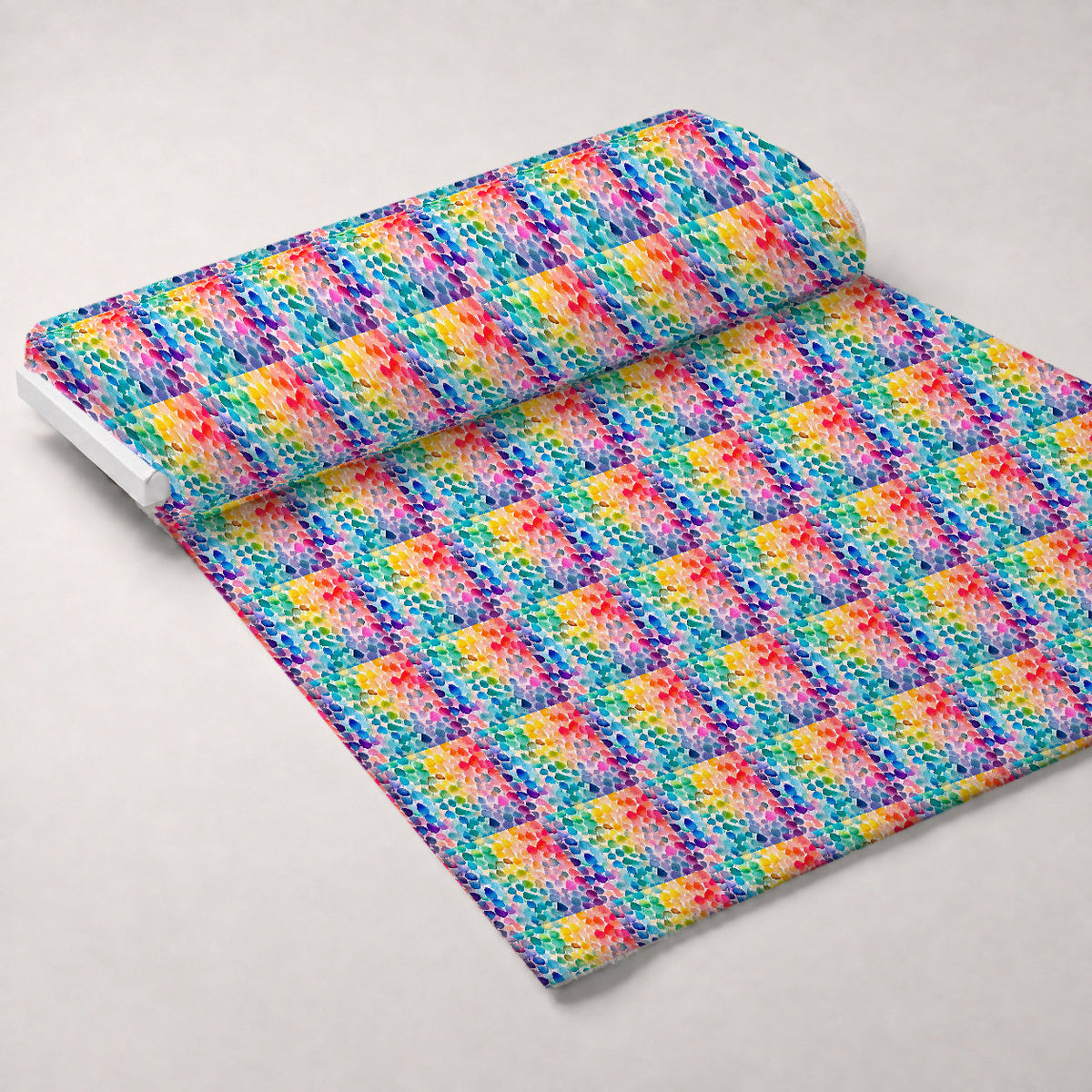 Painted Prism Pattern 4 Fleece Fabric — fleece fabric unrolled bolt preview (mv-fleece-v1:bolt)