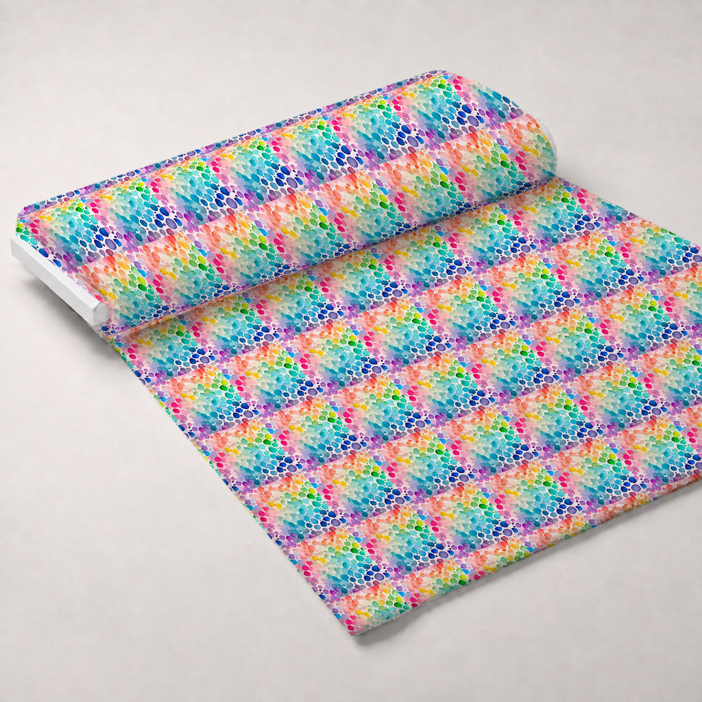 Painted Prism Pattern 9 Fleece Fabric — fleece fabric unrolled bolt preview (mv-fleece-v1:bolt)