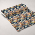 Painted Skies Pattern 1 Fleece Fabric — fleece fabric unrolled bolt preview (mv-fleece-v1:bolt)