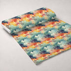 Painted Skies Pattern 10 Fleece Fabric — fleece fabric unrolled bolt preview (mv-fleece-v1:bolt)