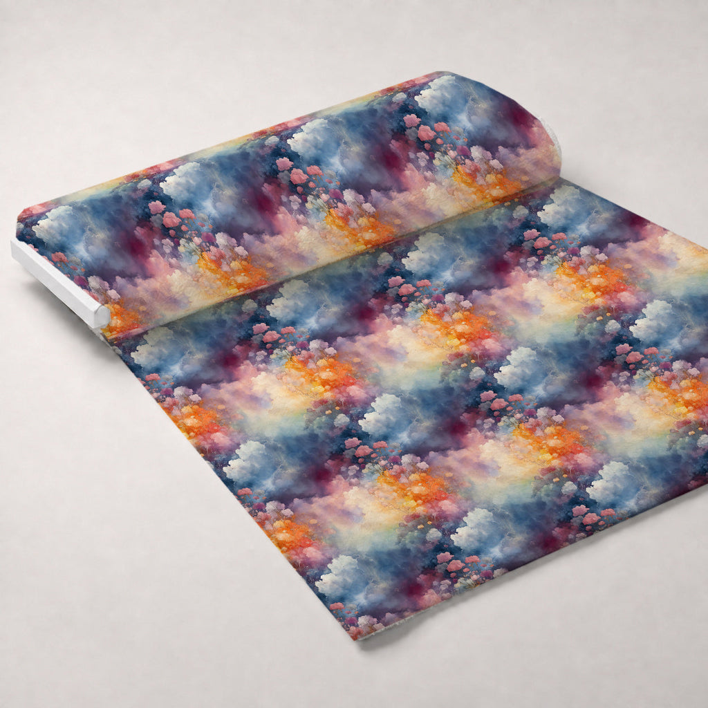 Painted Skies Pattern 4 Fleece Fabric — fleece fabric unrolled bolt preview (mv-fleece-v1:bolt)