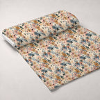 Painterly Blooms Pattern 2 Fleece Fabric — fleece fabric unrolled bolt preview (mv-fleece-v1:bolt)